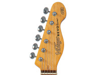 Vintage REVO Series 'Surfmaster' Thinline Twin Electric Guitar Trans Orange Vintage REVO Series 'Surfmaster' Thinline Twin Electric Guitar Trans Orange